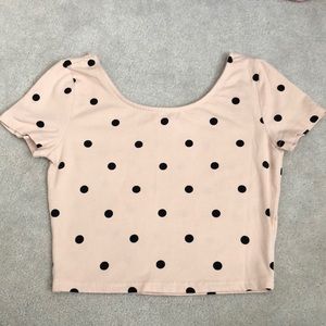 Polka Dot Crop Top